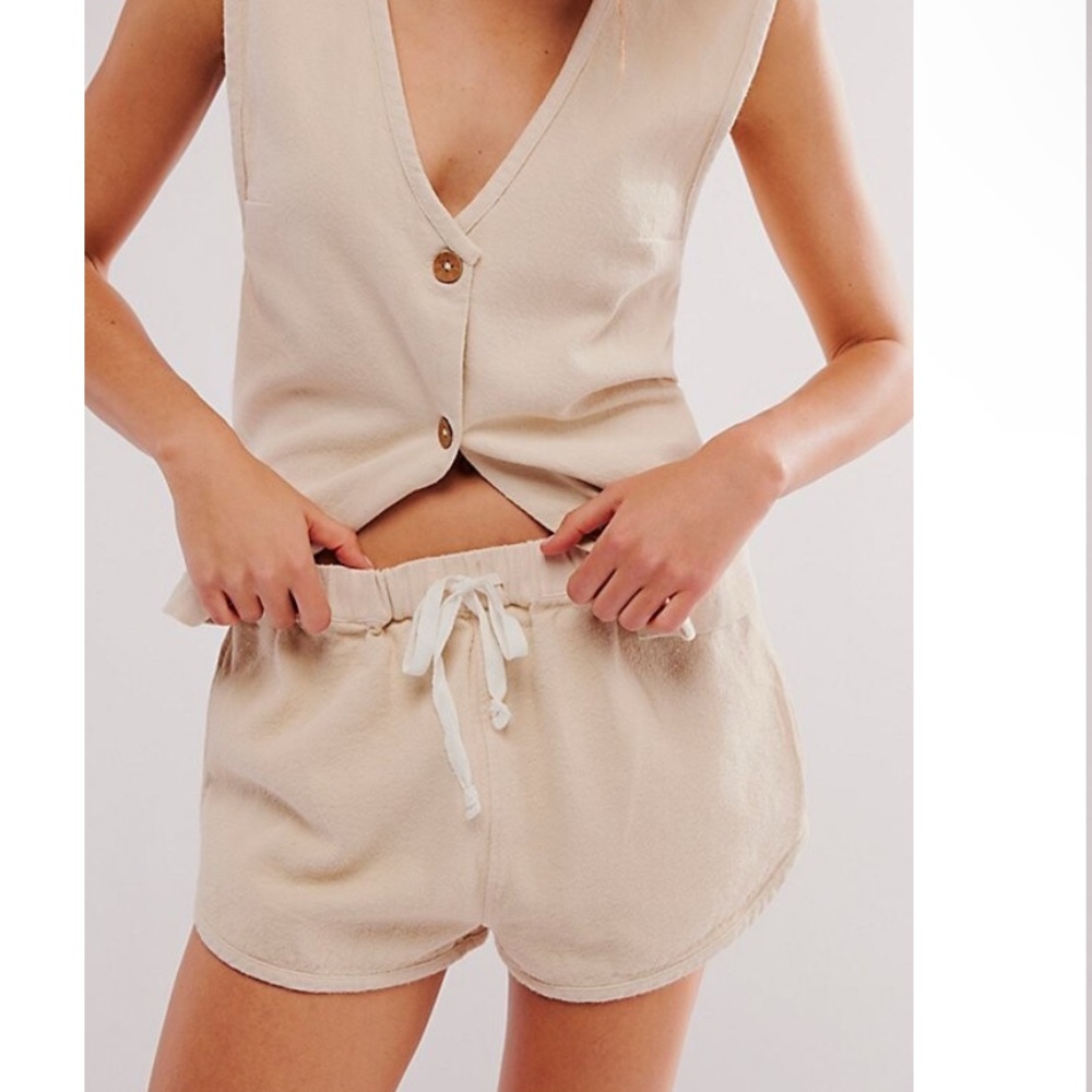 NWT Free People So Fresh 2piece Vest Set Size Medium
